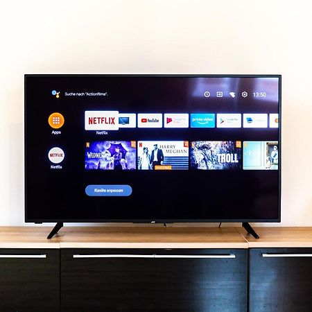Moderne Dachgeschosswohnung - Parkplatz - Netflix Coburg Bagian luar foto